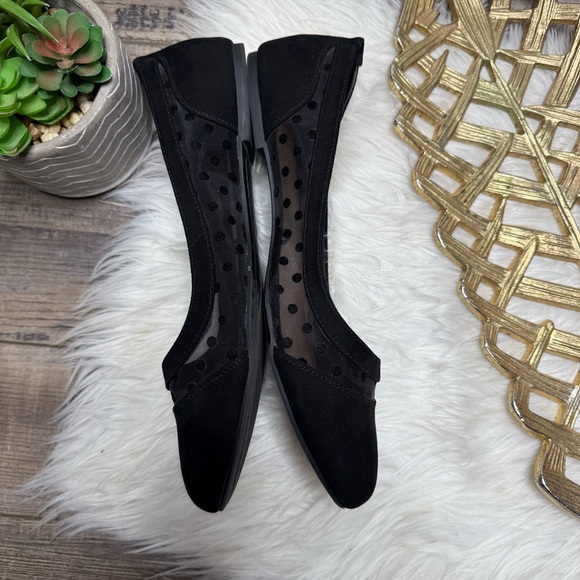 Torrid Polka Dot Black Sheer Flats - Picture 6 of 13